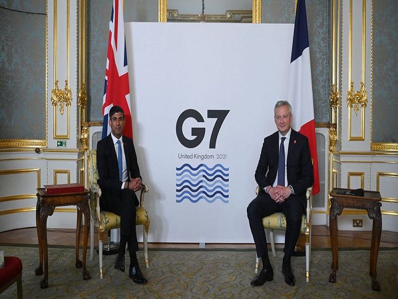 Impôt minimum sur les sociétés: le G7 finances s'engage sur un taux mondial "d'au moins 15%"