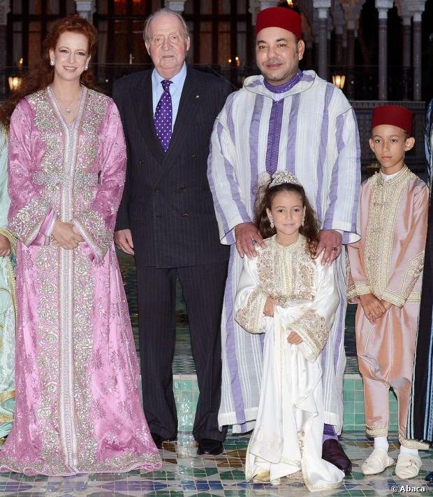 Salma, Moulay El Hassan, Khadija du Maroc superbes : Iftar avec Juan Carlos Ier