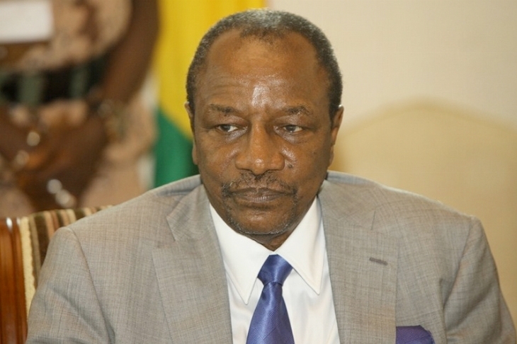 Alpha Condé, le président de la Guinée, a lancé un appel au calme à la télévision, mardi 16 juillet..