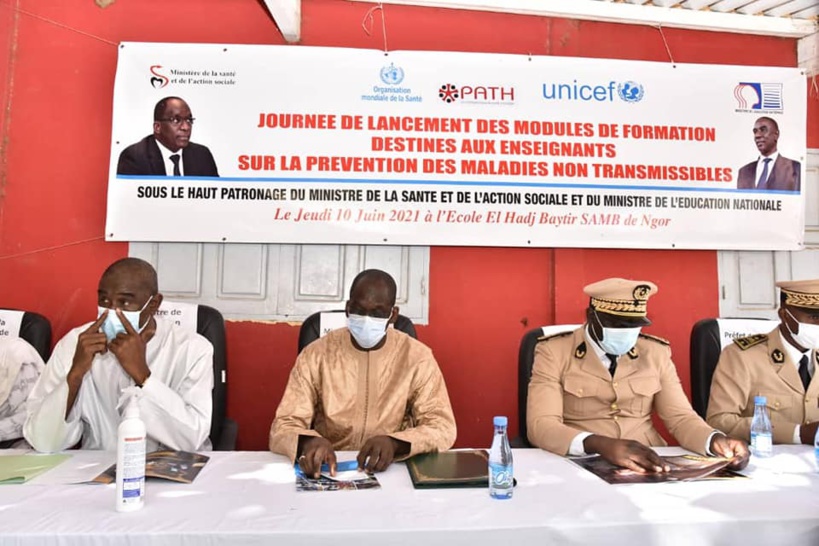 Les modules sur les Maladies non transmissibles permettront un "changement de comportement qualitatif chez les élèves", selon Diouf Sarr 