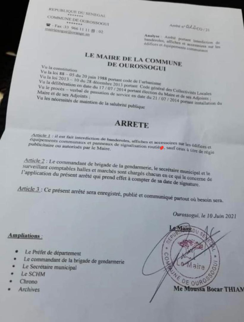 Le maire de Ourossogui vole au secours de Macky… Déclaré persona non grata au Fouta Le maire de Ourossogui vole au secours de Macky… Déclaré persona non grata au Fouta