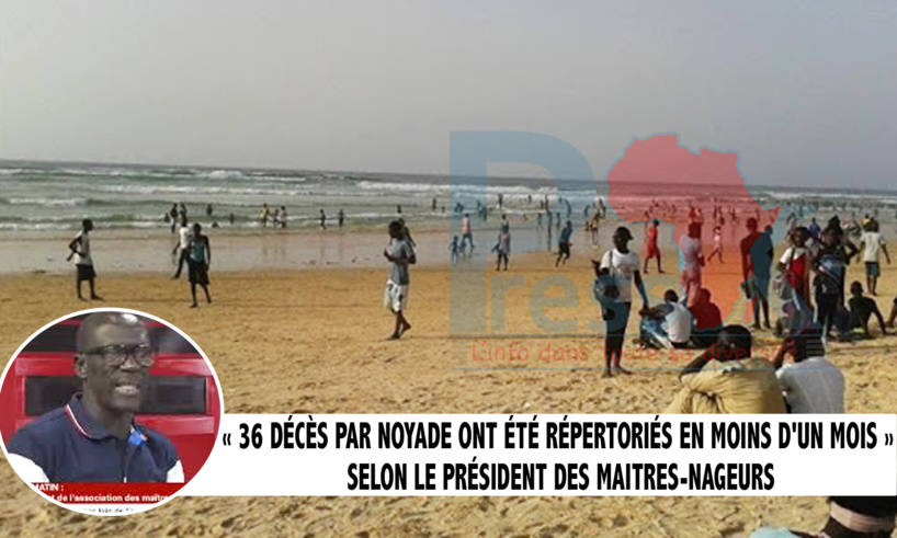 Sénégal: "36 cas de décès par noyage ont été répertoriés en moins d'un mois", révèle le président des maitres-nageurs
