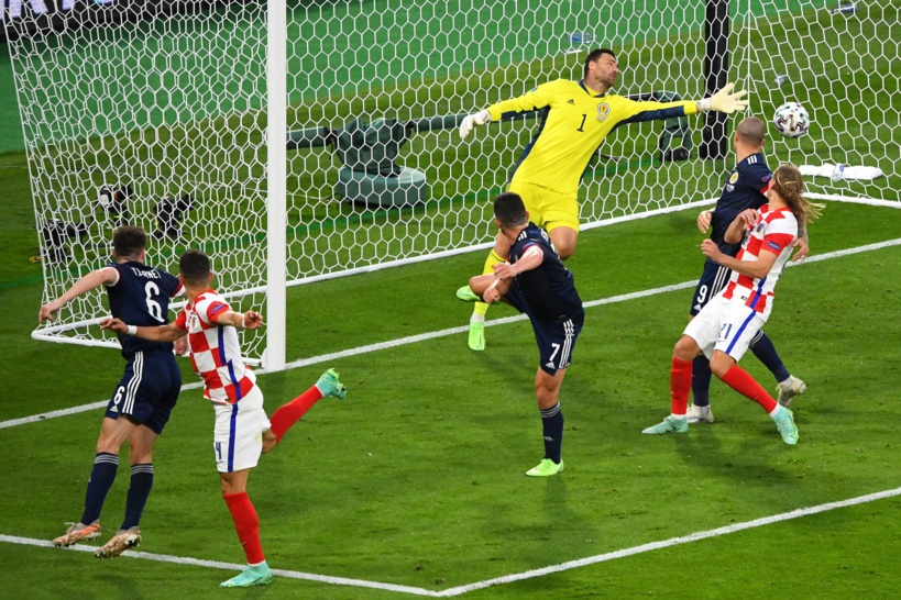 La Croatie décroche son billet pour les huitièmes de finale de l'Euro et élimine l'Écosse