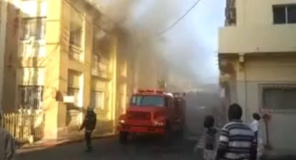 Place de l’Indépendance : Incendie à l’immeuble abritant la BICIS