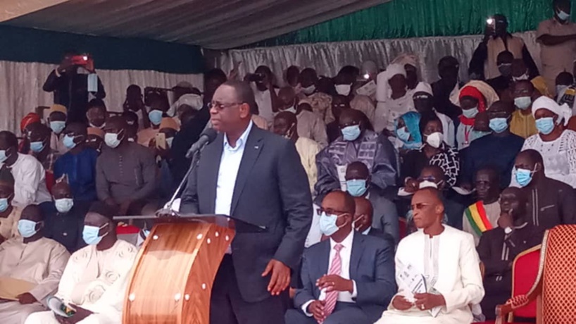 Lancement du PROMOGED : Macky Sall procède à la pose de la prière pierre du dépositoire de Mbeubeuss Lancement du PROMOGED : Macky Sall procède à la pose de la prière pierre du dépositoire de Mbeubeuss