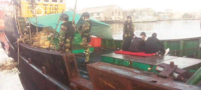 Trafic international de stupéfiants : le bateau transportant le haschich a accosté à la base Amiral Faye Gassama