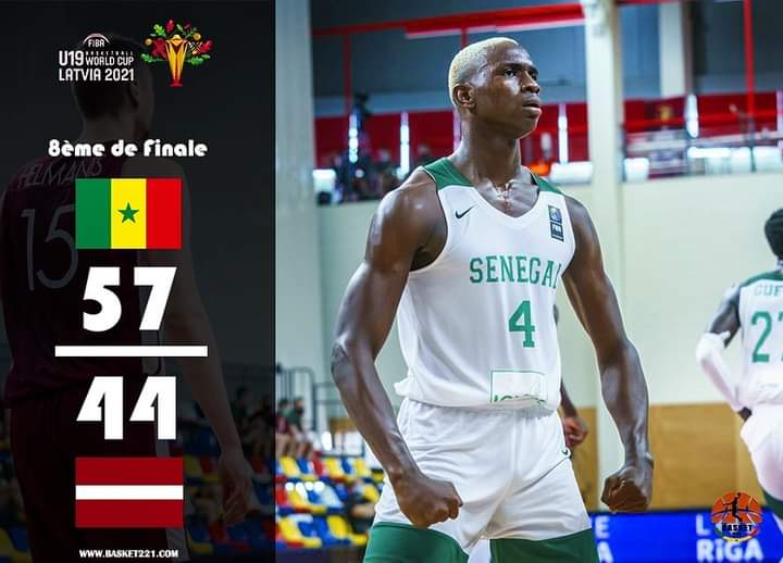 Mondial Basket U19: qualification historique du Sénégal pour les 1/4 de finale
