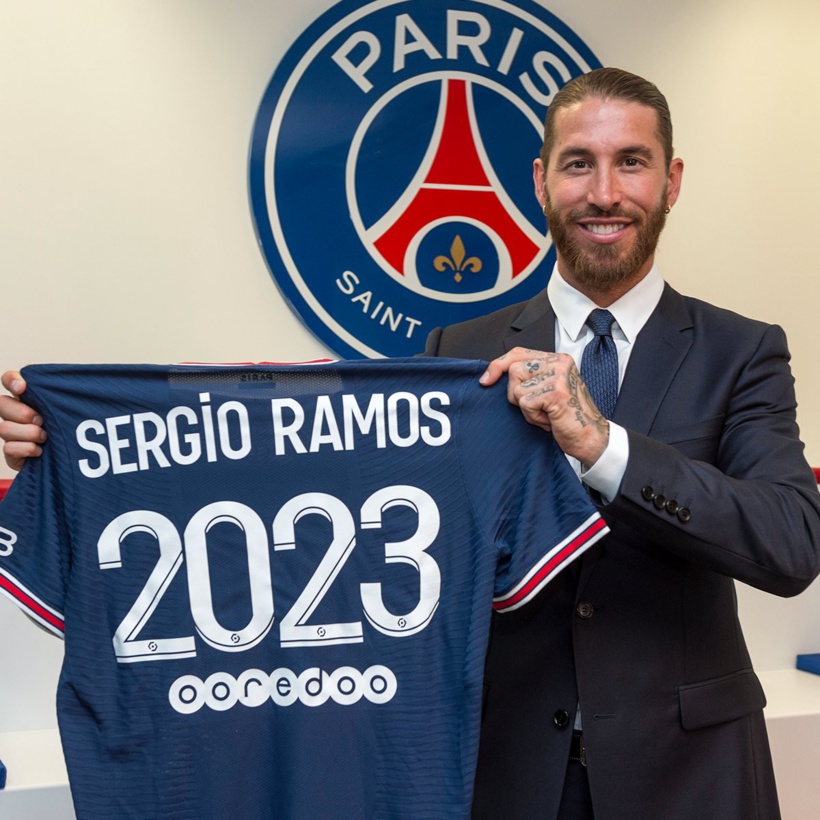 Officiel, Sergio Ramos signe deux ans au PSG Officiel, Sergio Ramos signe deux ans au PSG