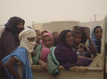 Des réfugiés maliens arrivent en Mauritanie. RFI/Laura Martel