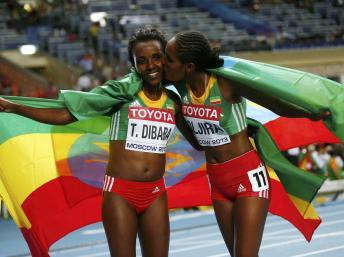 Athlétisme-Mondiaux de Moscou: Tirunesh Dibaba retrouve sa couronne mondiale sur 10.000m