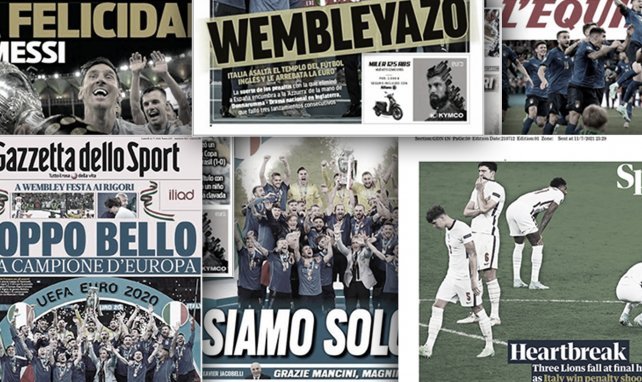 L'Europe se régale du sacre de l'Italie, l'Angleterre se lamente