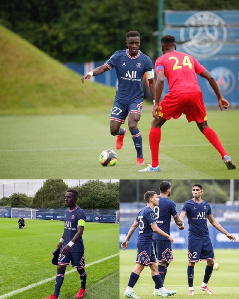 Match amical: le Paris-Saint-Germain s’impose 4-0, Gana Guèye capitaine