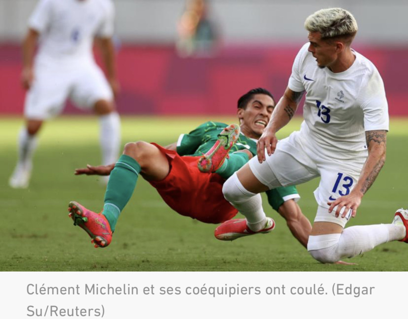 JO Football : les Français corrigés par le Mexique (1-4)