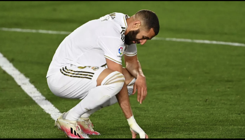 Réal Madrid : Benzema testé positif au Covid-19 Réal Madrid : Benzema testé positif au Covid-19