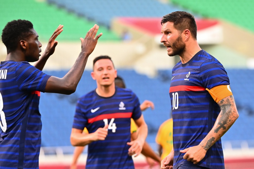 JO Tokyo: les Bleus remportent un match fou face à l'Afrique du Sud (4-3), grâce à un triplé de Gignac JO Tokyo: les Bleus remportent un match fou face à l'Afrique du Sud (4-3), grâce à un triplé de Gignac