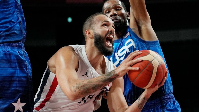 Basket Hommes: La France domine les États-Unis pour son premier match des JO Basket Hommes: La France domine les États-Unis pour son premier match des JO