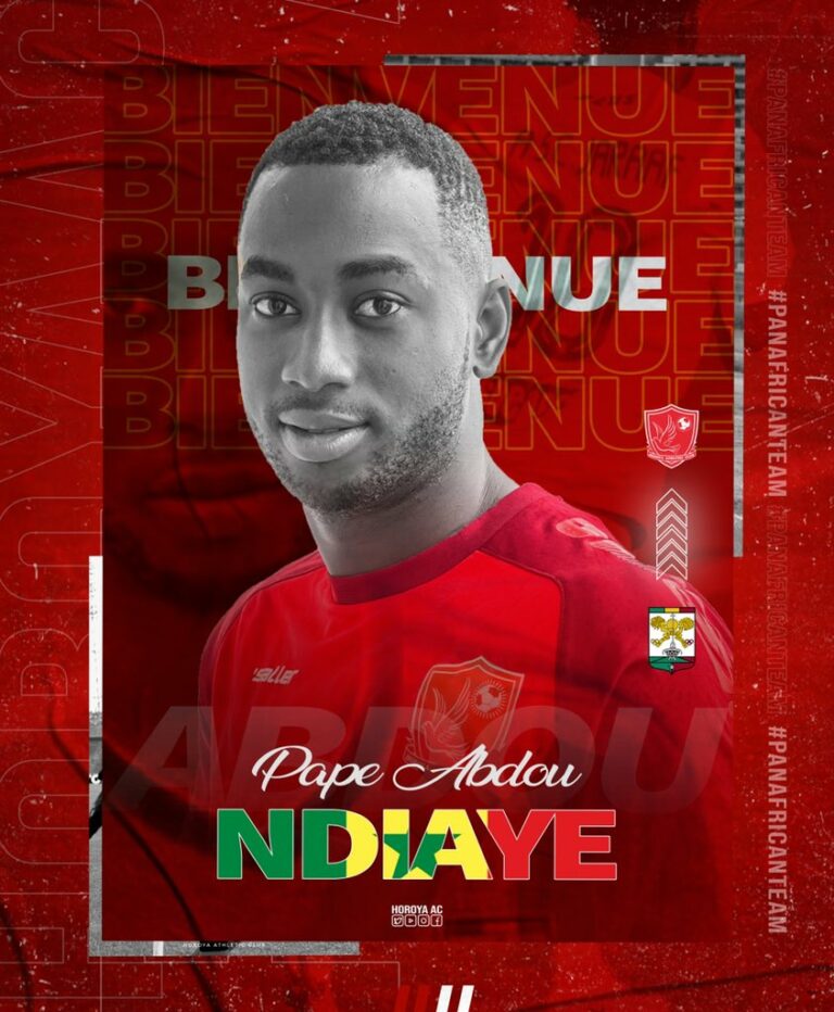 Pape Abdou Ndiaye rejoint le Horoya Athlétic Club