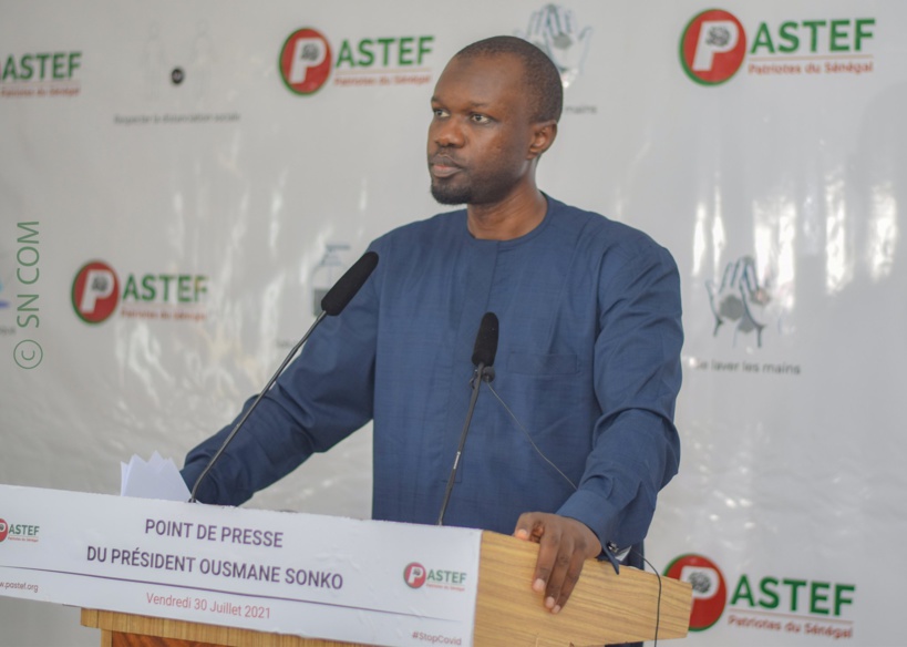 Gestion Covid-19 Sénégal: Sonko torpille Macky et Diouf Sarr, propose des solutions et bannit le Pass Sanitaire Gestion Covid-19 Sénégal: Sonko torpille Macky et Diouf Sarr, propose des solutions et bannit le Pass Sanitaire