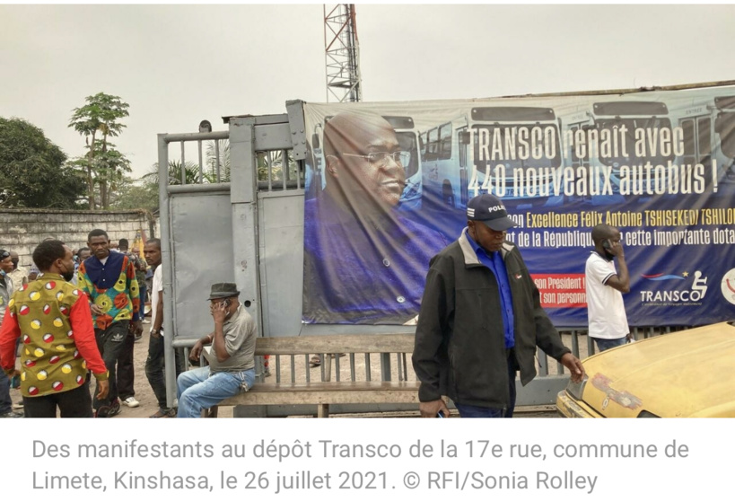RDC: première victoire pour les agents de la société publique de transports Transco en grève