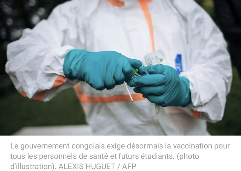 Covid-19: le Congo-B oblige les personnels de santé et nouveaux étudiants à se faire vacciner
