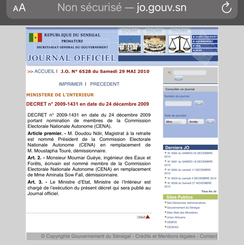CENA: comment et pourquoi Macky maintient les membres sous domination CENA: comment et pourquoi Macky maintient les membres sous domination