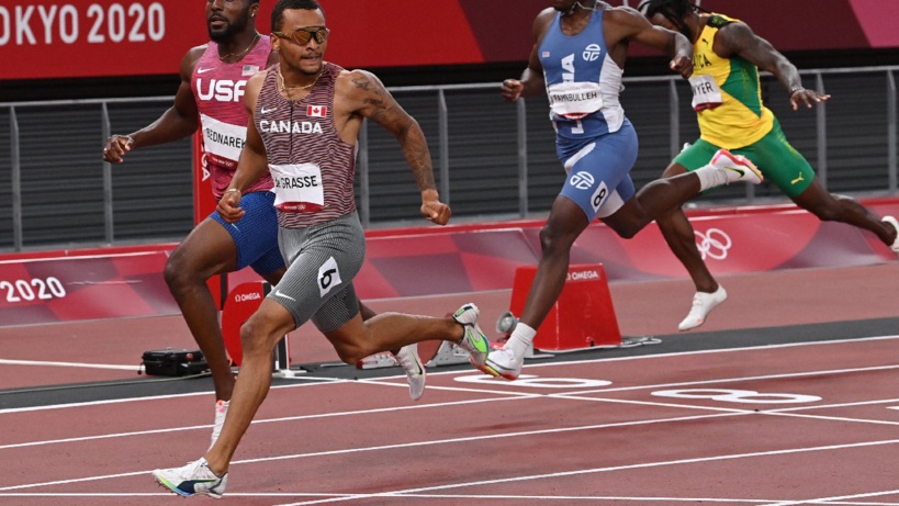 JO Tokyo: le Canadien Andre De Grasse sacré sur 200 m JO Tokyo: le Canadien Andre De Grasse sacré sur 200 m