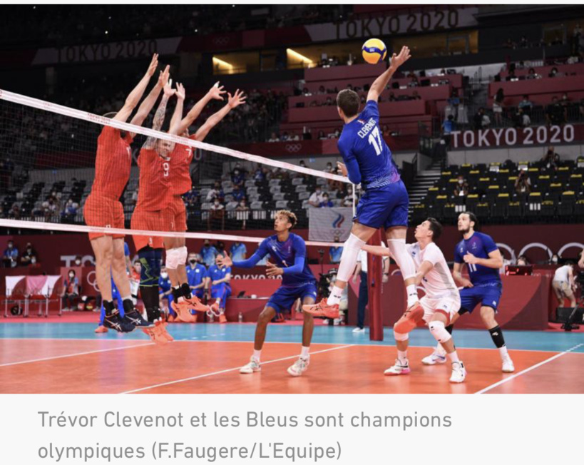 JO Tokyo - La France championne olympique de Volley-ball pour la première fois