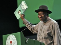 Le président Goodluck Jonathan lors du Jour de la démocratie, à Abuja, le 29 Mai 2013. Reuters/Afolabi Sotunde
