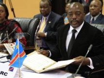 Le président congolais Joseph Kabila au sommet de Kampala, jeudi 5 septembre 2013. REUTERS/James Akena