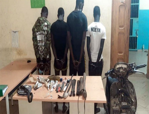 Série de cambriolages entre Saly et Touba: un gang démantelé