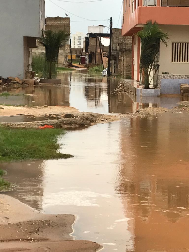 Keur Massar renoue avec les inondations: les Cités Ancar et Camille Basse sous les eaux