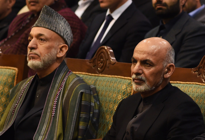 L'ex-président afghan Ashraf Ghani dit soutenir les négociations entre les talibans et son prédécesseur Hamid Karzai L'ex-président afghan Ashraf Ghani dit soutenir les négociations entre les talibans et son prédécesseur Hamid Karzai