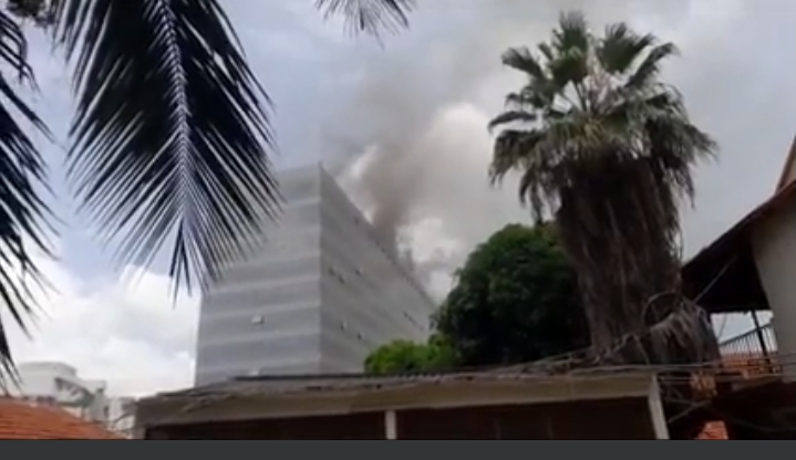 Building administratif : un incendie s'est déclaré au dixième étage