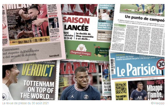 Les grands débuts de Messi avec le PSG excitent l'Europe, Pogba fait polémique en Angleterre