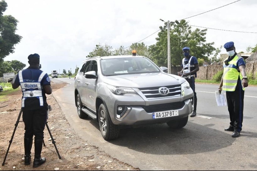 Sécurité routière : 30.349 infractions enregistrées par la gendarmerie nationale en août