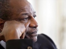 Le président guinéen, Alpha Condé. AFP PHOTO KENZO TRIBOUILLARD