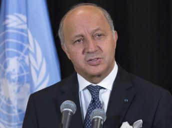 Laurent Fabius, le ministre français des Affaires étangères, le 26 septembre à l'ONU, New York. REUTERS/Brendan McDermid