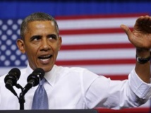 Barack Obama en campagne pour expliquer la réforme sur la couverture sociale, Maryland, 26 septembre 2013. REUTERS/Kevin Lamarque
