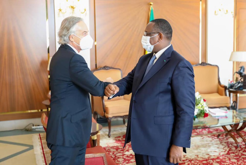 Macky Sall fait part de son entretien «fructueux » avec Tony Blair Macky Sall fait part de son entretien «fructueux » avec Tony Blair