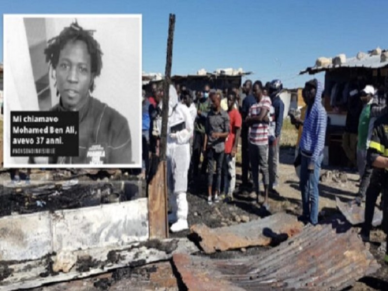 Italie : Un ouvrier sénégalais meurt brûlé dans un incendie
