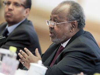 Le président djiboutien Ismail Omar Guelleh. AFP PHOTO / POOL / DIEGO AZUBEL