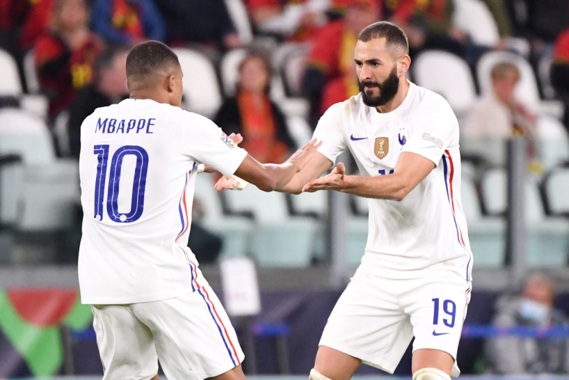 Ligue des Nations: la France rejoint l'Espagne en finale en revenant au bout de la Belgique (2-3) Ligue des Nations: la France rejoint l'Espagne en finale en revenant au bout de la Belgique (2-3)