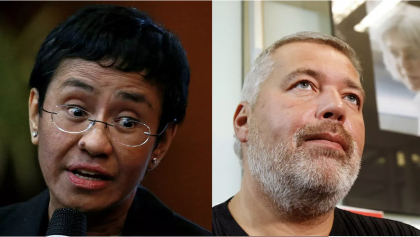Le prix Nobel de la paix 2021 attribué aux journalistes Maria Ressa et Dimitri Muratov Le prix Nobel de la paix 2021 attribué aux journalistes Maria Ressa et Dimitri Muratov