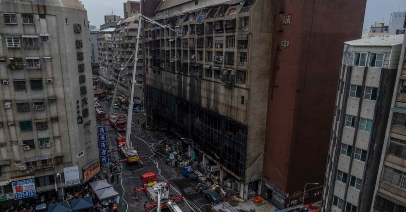 Taïwan: au moins 46 morts dans l’incendie d'un immeuble résidentiel