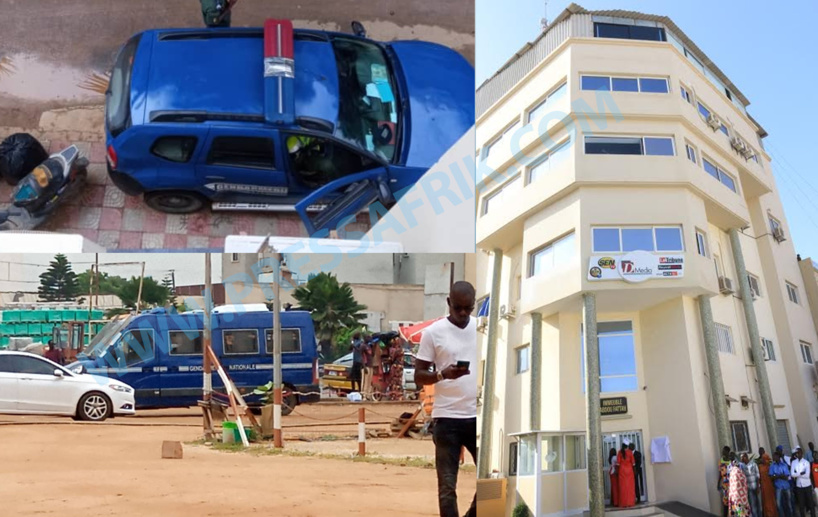 Inventaire au groupe de presse D-Média : le rédacteur en chef regrette la forte mobilisation des forces de l’ordre