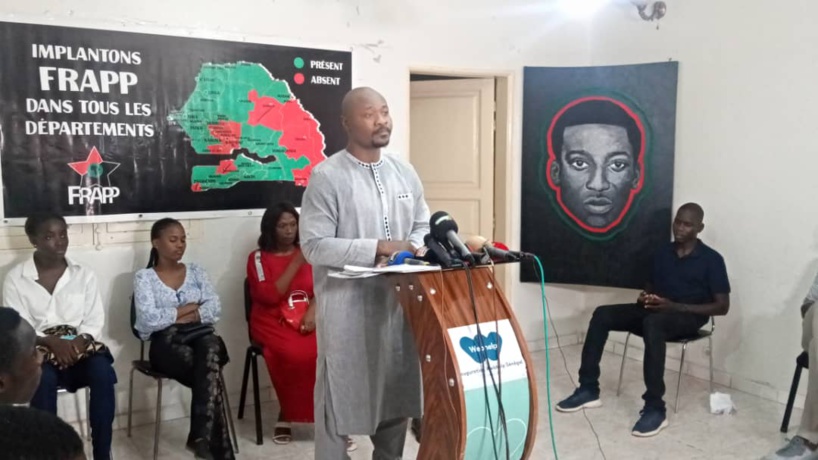 Deux semaines après sa sortie de prison, Guy Marius Sagna charge le Président Macky Sall Deux semaines après sa sortie de prison, Guy Marius Sagna charge le Président Macky Sall