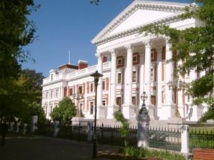 Le Parlement sud-africain, au Cap.