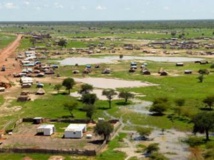 Vue de la ville d'Abyei. Reuters