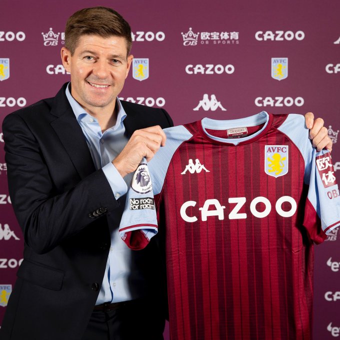 Aston Villa annonce l'arrivée de Steven Gerrard comme entraîneur-chef