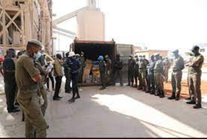 Rufisque: Incinération de 19 tonnes de drogue saisies par la Marine Nationale